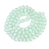 Transparent Half Spray Painted Glass Beads Strands LS-GLAA-Q110-02A-02-2
