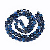Electroplate Glass Beads Strands EGLA-S194-06A-2
