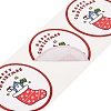 120 Round Paper Christmas Cartoon Sticker Rolls DIY-M070-09E-3