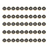 Golden Plated Alloy Enamel Charms sgENAM-SZ0001-25B-H-1