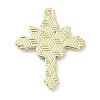 Light Gold Plated Alloy Enamel Pendants ENAM-L041-04A-2