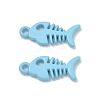 Spray Painted Alloy Pendants AL-CBA5D51-01F-2