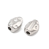 Hammered 304 Stainless Steel Beads STAS-B127-01P-05-2