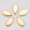 201 Stainless Steel Stamping Blank Tag Pendants STAS-G173-06G-7x15mm-1