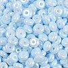 Opaque Colours Luster Glass Seed Beads X1-SEED-P008-01C-09-2