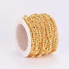 Brass Handmade Beaded Chains CHC-G006-07G-4