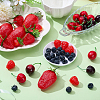 60Pcs Plastic Simulation Fruit Model AJEW-WR0002-94-4