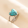 Adjustable 304 Stainless Steel Cuff Open Rings for Women VG7824-3-1