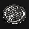 Flat Round Pegboards for 3x2.5mm Mini Fuse Beads DIY-Q009-06-1