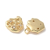 Brass Micro Pave Clear Cubic Zirconia Pendants LS-KK-Q031-05G-2