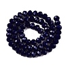 Opaque Solid Color Imitation Jade Glass Beads Strands LS-EGLA-A044-P8mm-D07-3