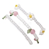 3Pcs 3 Colors Acrylic Charms Bracelets Sets for Women X1-BJEW-TA00577-02-5