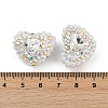Polymer Clay Glass Rhinestone Beads CLAY-NH0001-13E-3