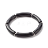 Synthetic Hematite & Polymer Clay Heishi Beads Stretch Bracelets Set BJEW-JB07446-7