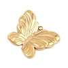 304 Stainless Steel Pendants STAS-E523-01B-G-2