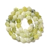 Natural New Jade Beads Strands G-K382-A08-02-3