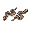 Tibetan Style Alloy Big Pendants AL-CBA2376-33R-2