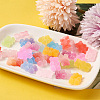 160Pcs 16 Style Opaque Flatback Resin Cabochons RESI-TA0001-34-7