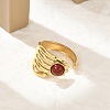 Natural Gemstone Finger Rings RJEW-K290-10G-5