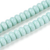 Opaque Spray Painted Glass Beads X-GLAA-ZX008-8mm-18A-1