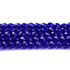 Transparent Glass Beads Strands X-GLAA-H021-04-09-2