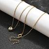 304 Stainless Steel Pendant Necklaces X-NJEW-O108-14G-2