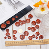 40Pcs 4 Style Flat Round 2-hole Basic Sewing Button FIND-GF0004-85B-3