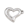 304 Stainless Steel Pendant Rhinestone Settings SA-CBA038A-01D-P-1