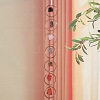 7-Chakra Raw Crystal Suncatcher HJEW-H065-07-1