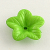 Opaque Acrylic Flower Bead Caps SACR-Q099-M53-2