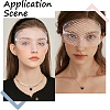 Polyester Mesh Veil Headband OHAR-WH0015-29B-5