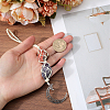 Nuggets Natural Red Jasper & Amethyst Pouch Pendant Decorations HJEW-WH20002-03B-3