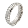 Non-Tarnish 304 Stainless Steel Spring Bangles for Women Men BJEW-U003-02G-P-1