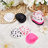 20Pcs 5 Styles Plastic Mini Western Cowboy Cowgirl Hat DOLL-CP0001-05-4