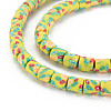 Handmade Polymer Clay Bead Strands X-CLAY-T020-10A-3