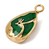 304 Stainless Steel Enamel Pendants SA-CBA7FC1-11G-2