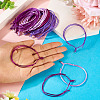 40Pcs 4 Colors Adjustable Nylon Cord Bracelets Making BJEW-TA00673-6