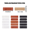 60Pcs 15 Style Imitation Leather Labels DIY-MP0001-04-3