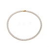 Clear Cubic Zirconia Tennis Necklace NJEW-E038-02G-1
