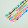 11 Colors Acrylic Opaque Cable Chains PACR-CJ0001-12-3