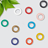 200 Sets 10 Colors Iron Grommet Eyelet Findings SCRA-GF0001-10B-01-7