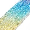 Transparent Glass Bead Strands GLAA-H023-02I-2