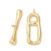 Brass Toggle Clasps KK-Q030-13G-2