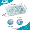 200Pcs 10 Styles Imitation Pearl & Opaque Acrylic Berry Beads OACR-FS0001-96A-4