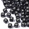 Opaque Acrylic Beads X-SACR-N002-01H-1