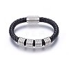 Leather Cord Bracelets BJEW-G603-07P-1