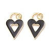 Rack Plating Brass Enamel Pendants KK-D073-26G-03-1
