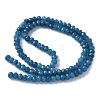 Dyed Natural Malaysia Jade Rondelle Beads Strands G-E316-2x4mm-54-4