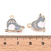 Marine Animals Alloy Enamel Pendants ENAM-T022-34J-3