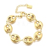 304 Stainless Steel Link Bracelets for Women BJEW-P354-05G-4